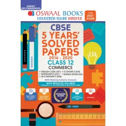 Oswaal CBSE 5 Years’ Solved Papers, Science (PCMB) | Latest E